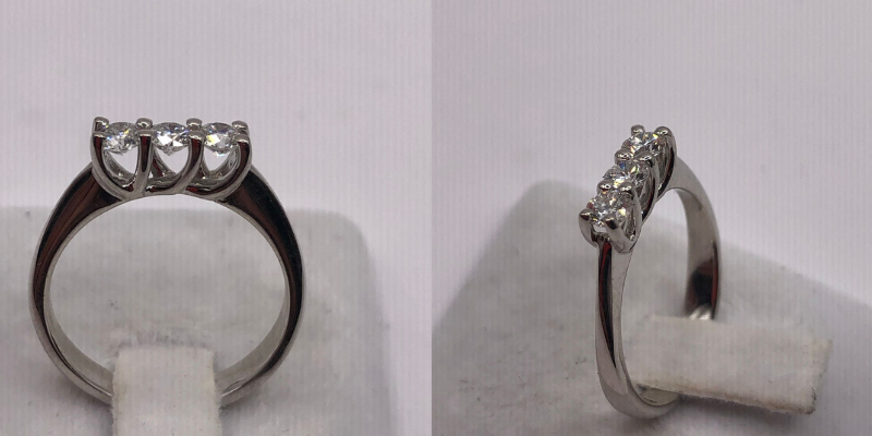 Anelli in offerta Anzio - anelli in oro bianco e diamanti 